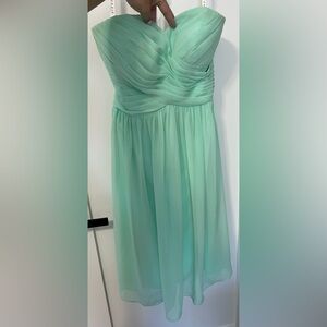 Size 10 Azazie Bridesmaid Dress, mint green - worn once
